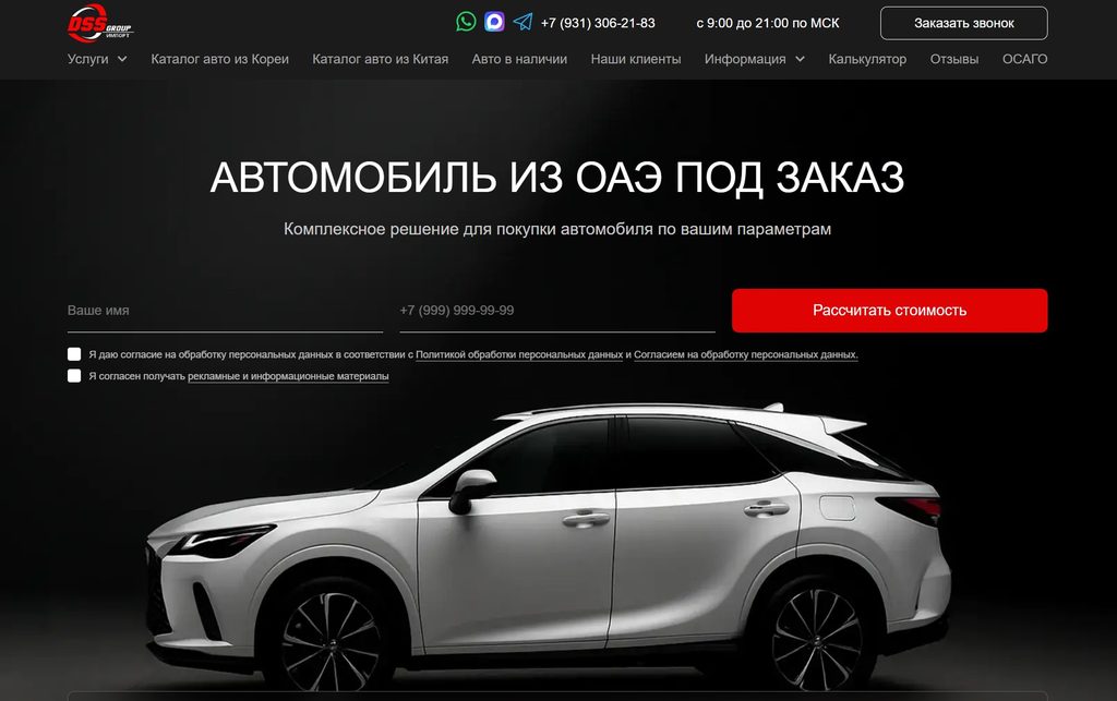 ОАЭ для DSS Group