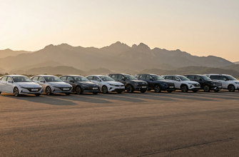 Площадка с автомобилями Hyundai и Kia в Южной Корее перед отправкой на экспорт
